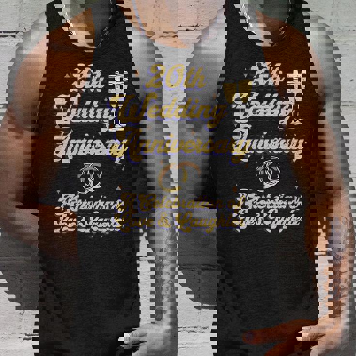 結婚20周年 夫婦 結婚20年 お祝い 長袖tシャツ タンクトップ 彼への贈り物