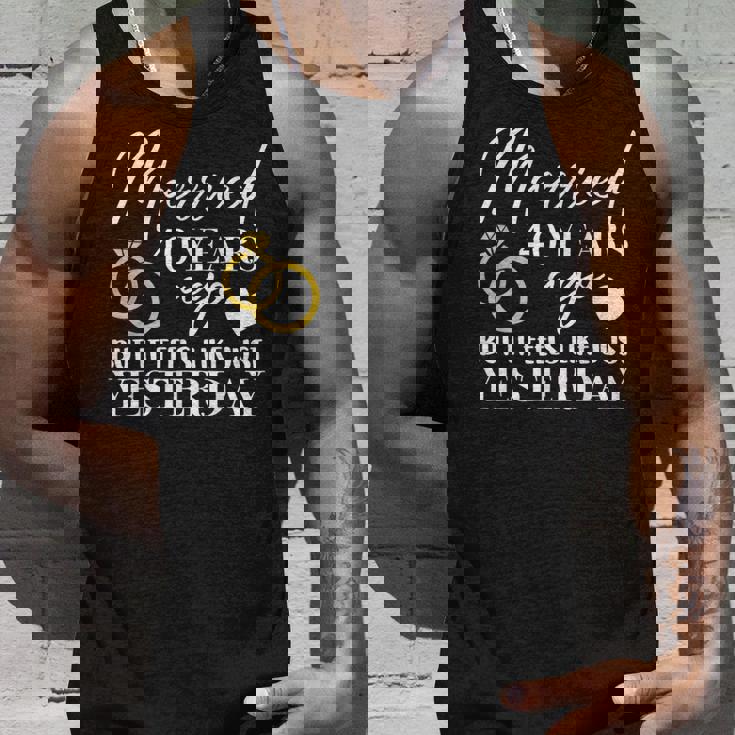 結婚40周年記念アパレル カップル 夫 妻 40 タンクトップ 彼への贈り物