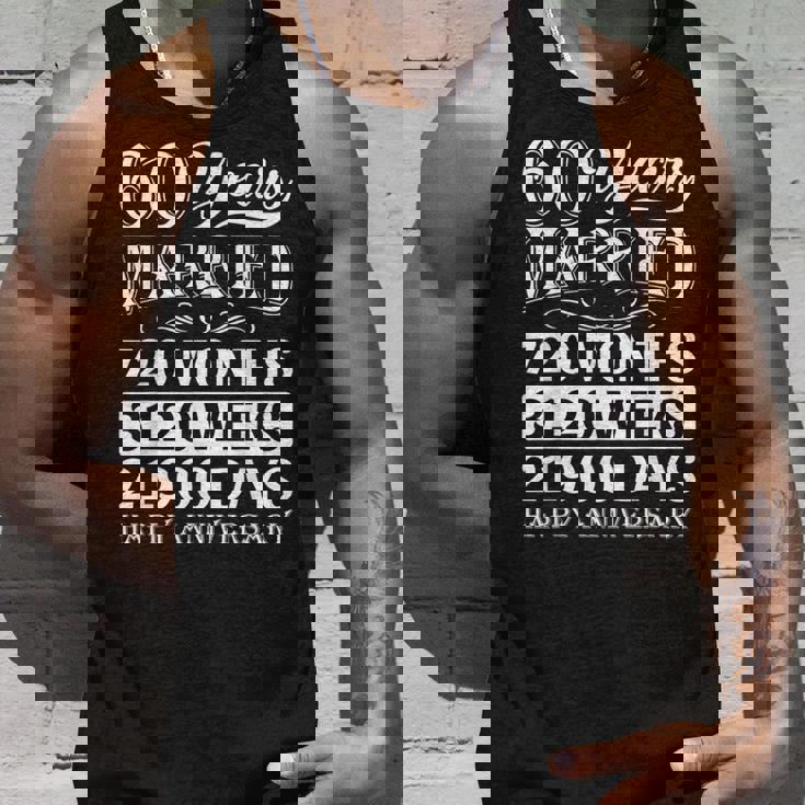 結婚60年-結婚60周年おめでとう タンクトップ 彼への贈り物