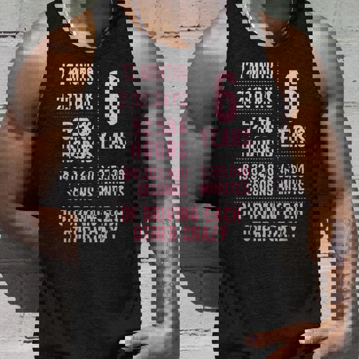 結婚6年 おもしろい 結婚6周年 タンクトップ 彼への贈り物