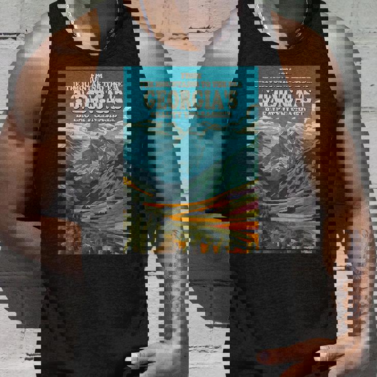 美しいジョージア共和国、グルジア共和国 タンクトップ 彼への贈り物