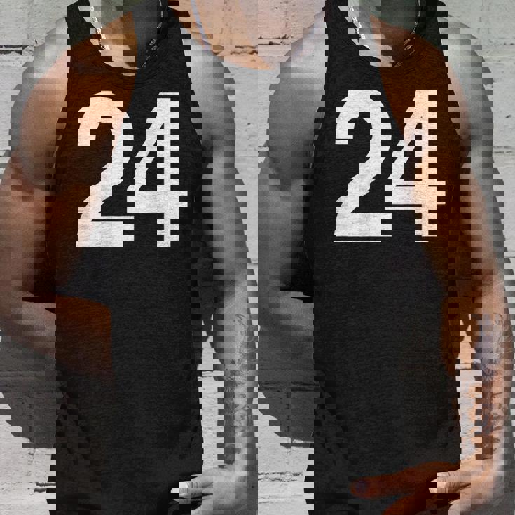 背番号24 番号付きシャツ番号 タンクトップ 彼への贈り物