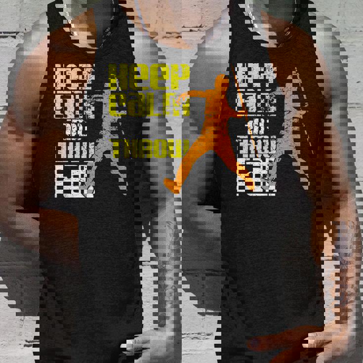 落ち着いて遠くに投げろ タンクトップ 彼への贈り物