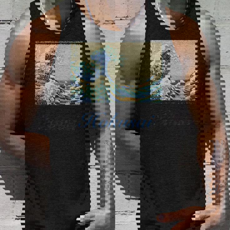 葛飾北斎作 神奈川沖 ビッグウェーブ タンクトップ 彼への贈り物