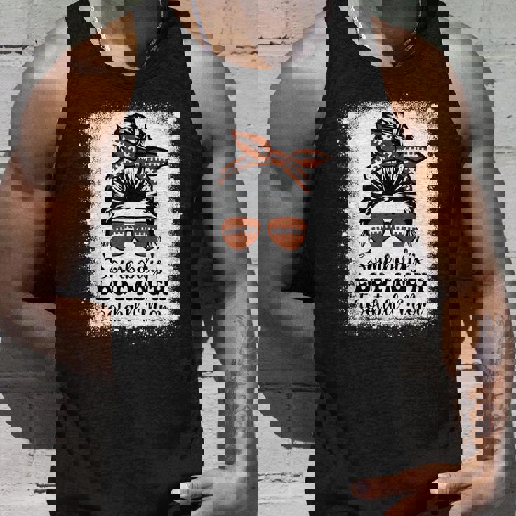 誰かのラウド・マウス・フットボール・マム・チアー・フットボール選手 タンクトップ 彼への贈り物