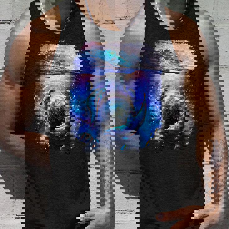 銀河 イルカ 宇宙 地球 海 タンクトップ 彼への贈り物