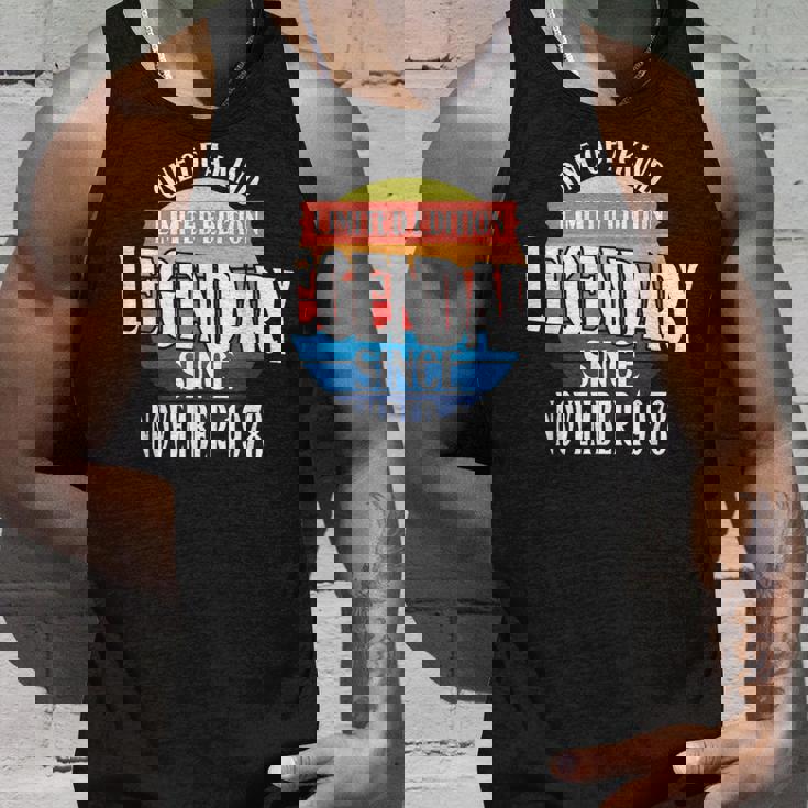 限定版 1978 年 11 月の誕生日以来の伝説 タンクトップ 彼への贈り物