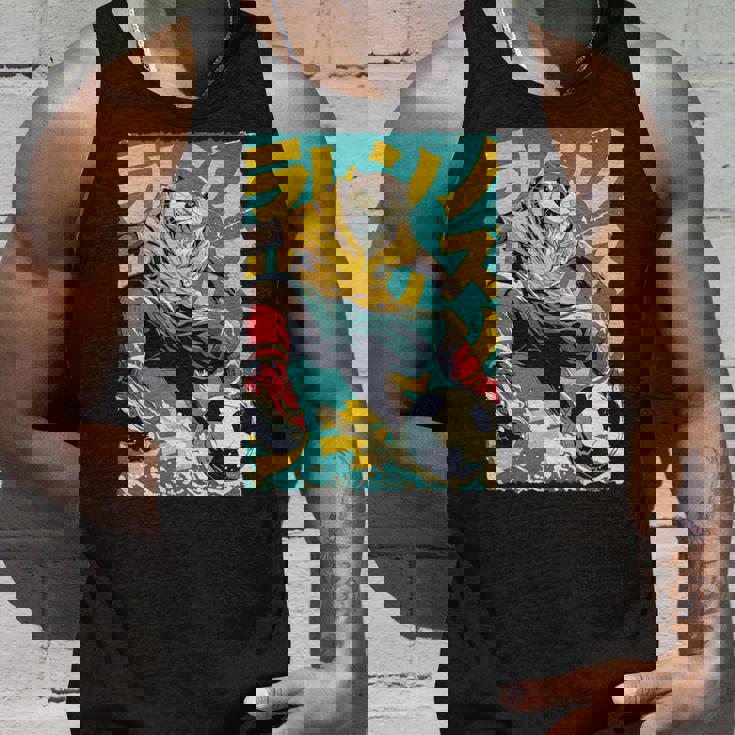 面白い 漫画 アニメ 日本美術 カワウソ サッカー 選手 キッズ 男性 長袖tシャツ タンクトップ 彼への贈り物