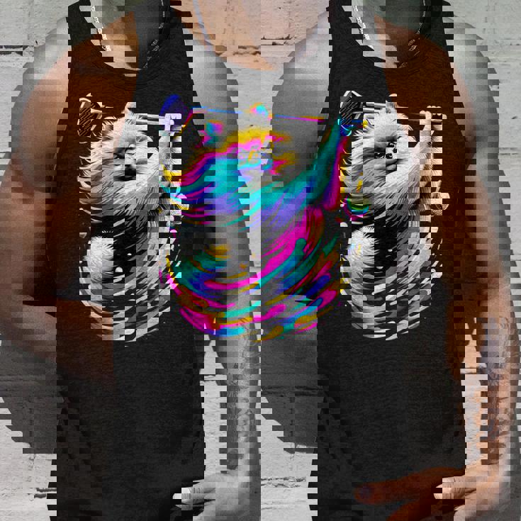 面白いtシャツ ポメラニアン ゴルフ イヌ メンズ 犬好き グッズ かわいい おもしろ 面白い 服 ネタ タンクトップ 彼への贈り物