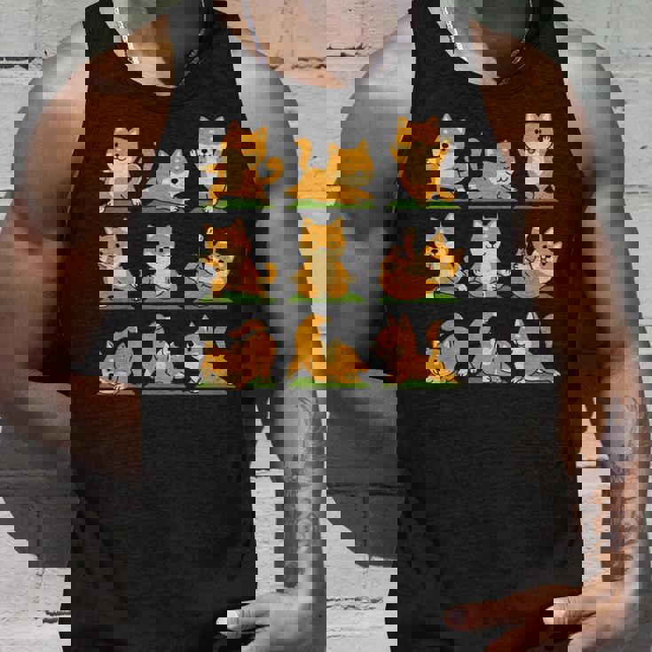 面白いtシャツ 柴犬 ヨガ イヌ わんこ メンズ 犬好き グッズ かわいい おもしろ 面白い 服 ネタ 長袖tシャツ タンクトップ 彼への贈り物