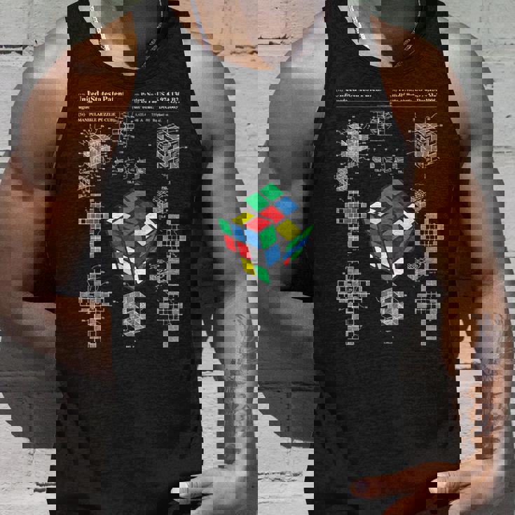 面白いオタク 特許パズルキューブ 数学教師 スピードキューバー オタク タンクトップ 彼への贈り物