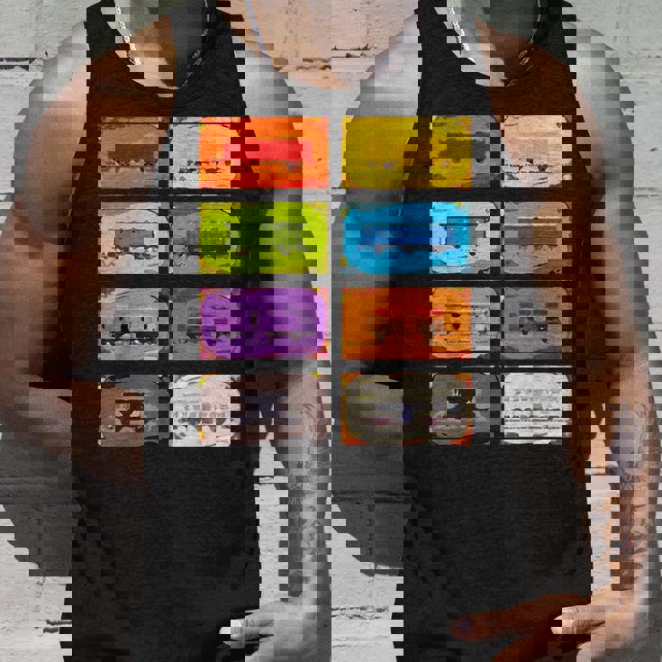 面白いオタク列車 チケットボードゲーム オタク数学の先生 タンクトップ 彼への贈り物