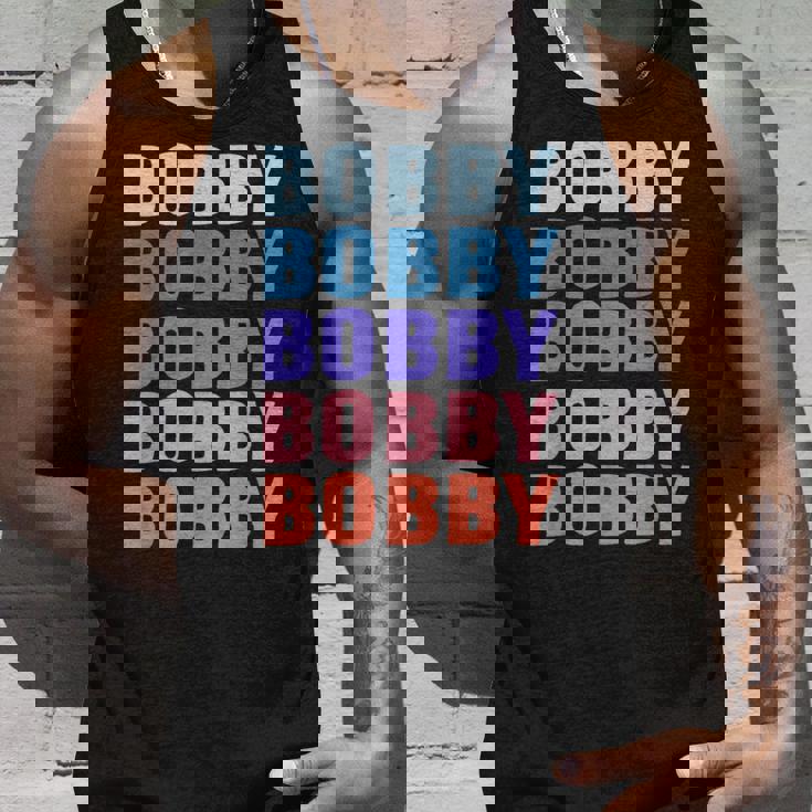 面白いギフト名 ボビー 名前入り タンクトップ 彼への贈り物