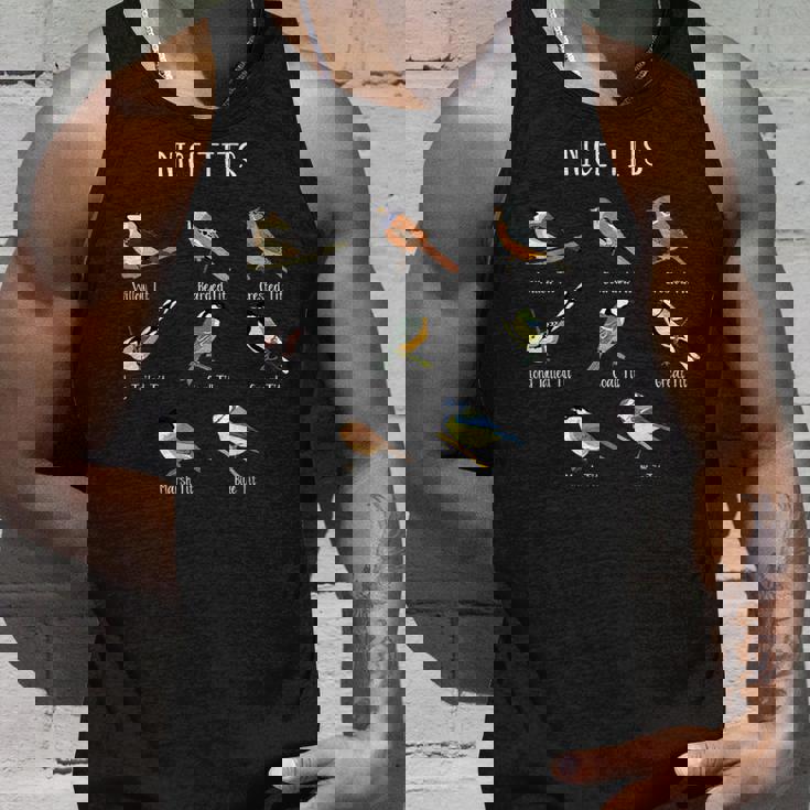 面白いバードウォッチング ユーモア おっぱいコレクション 素敵なシジュウカラ鳥 タンクトップ 彼への贈り物