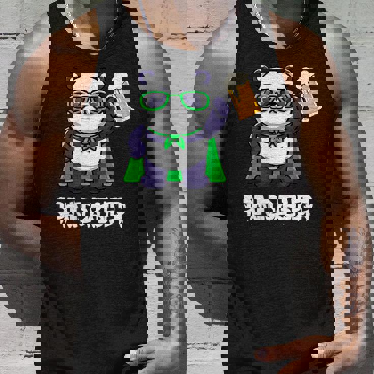 面白いパンダパンダビールドリンカー パンダビール タンクトップ 彼への贈り物