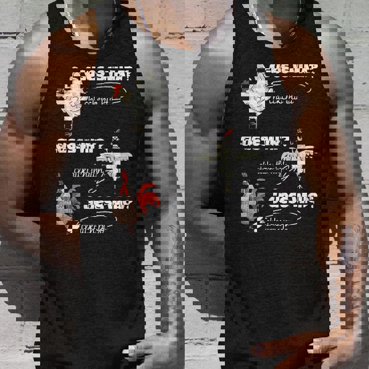 面白い鶏尻ゲスなんで鶏ももゲス誰うんちゲス タンクトップ 彼への贈り物