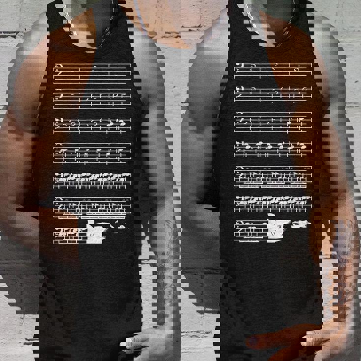 音楽好き サメ 鮫 バス記号 メロディー フレーズ ミュージシャン 音楽ファン 映画ファン おもしろ デザイン タンクトップ 彼への贈り物