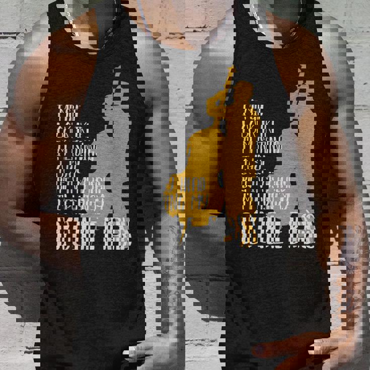 頭の中でコントラバスを思い浮かべます タンクトップ 彼への贈り物