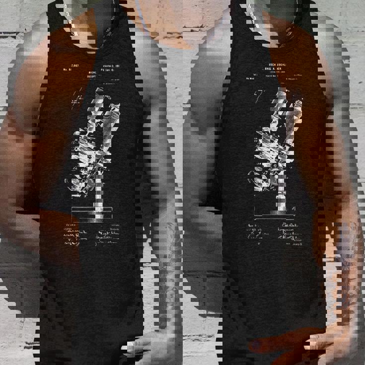 顕微鏡顕微鏡愛好家 レトロサイエンス微生物学 タンクトップ 彼への贈り物