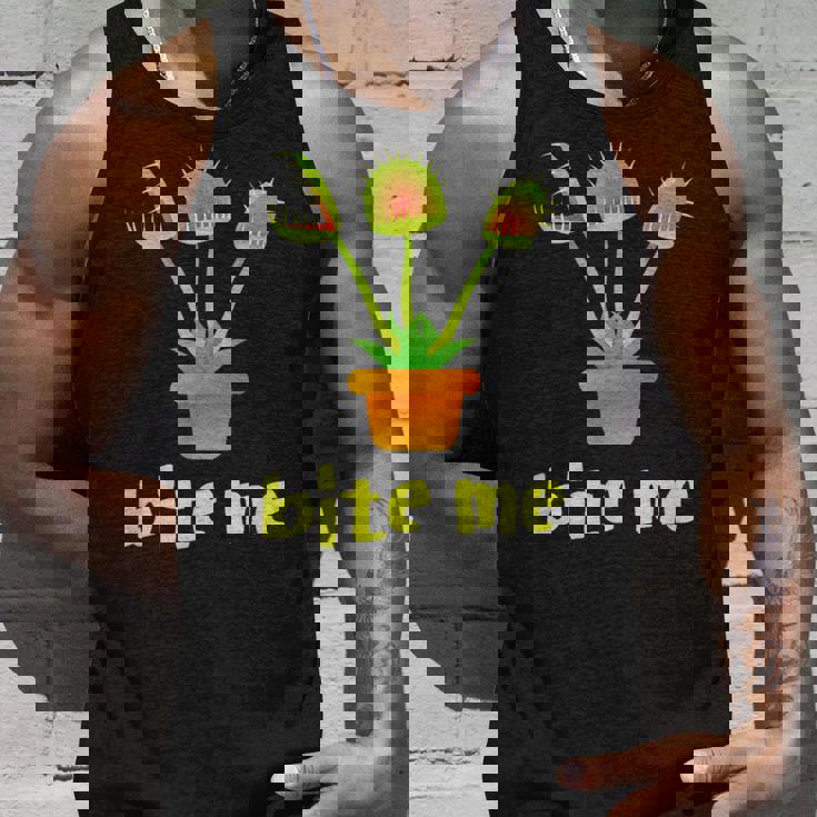 食虫植物 ハエ取り 庭師向けギフトシャツ タンクトップ 彼への贈り物