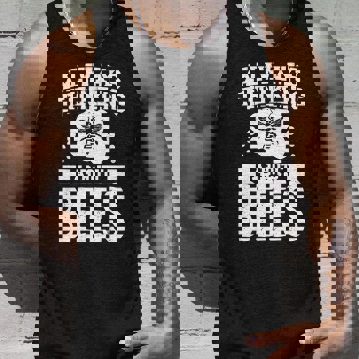 養蜂 養蜂服 メンズ 蜂を考える 長袖tシャツ タンクトップ 彼への贈り物