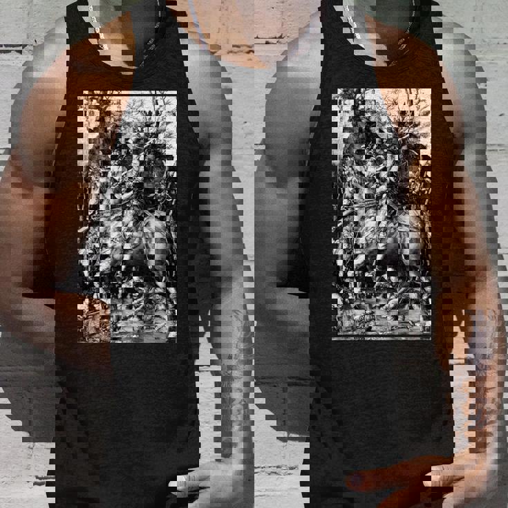 騎士と死と悪魔 アルブレヒト・デューラー1513 長袖tシャツ タンクトップ 彼への贈り物