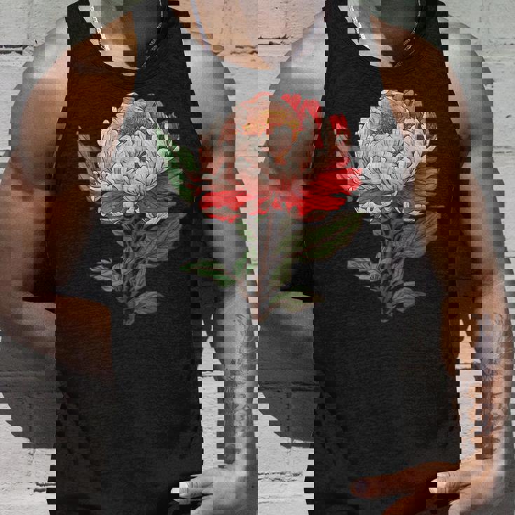 魅惑的な牡丹ブーケ タンクトップ 彼への贈り物