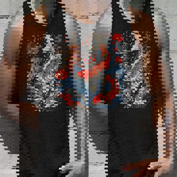 鯉 桜 桜 季節 アジアン 鯉 塔 寺 タンクトップ 彼への贈り物