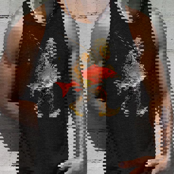 鯛 ビッグフット フィッシャーマン 海水釣り サスカッチ タンクトップ 彼への贈り物