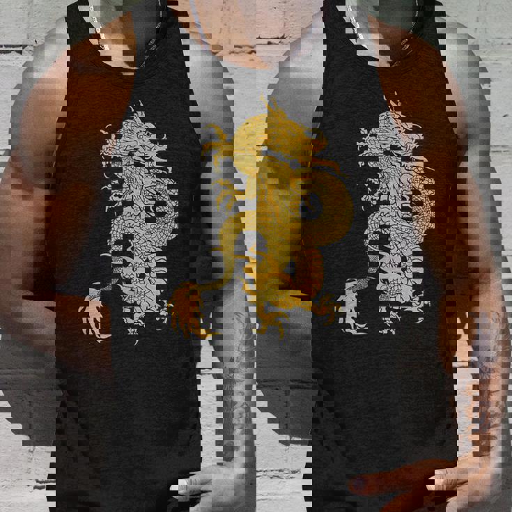 黄金龍 龍 幸運 富裕 幸せ 星 タンクトップ 彼への贈り物