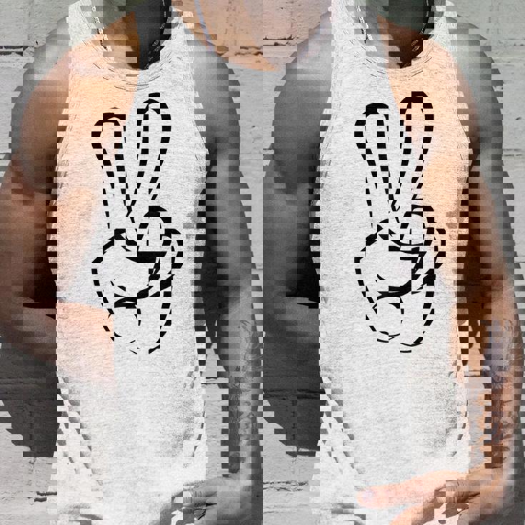 2本指 ピースサイン キュート ビクトリー ハンド ジェスチャー ピースシンボル タンクトップ 彼への贈り物