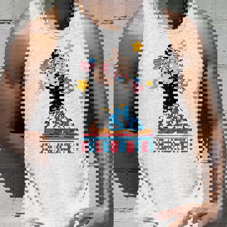 7月4日 「ポパイとオリーブオイルの愛国心」 彼と彼女 タンクトップ 彼への贈り物