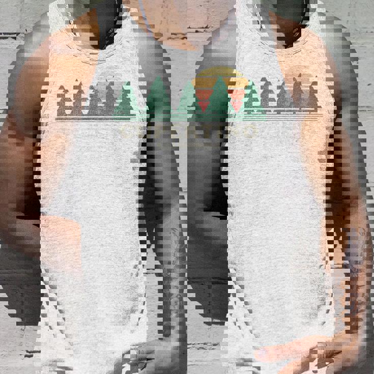 Cupertino Ca ヴィンテージ スローバック レトロ 70年代デザイン タンクトップ 彼への贈り物