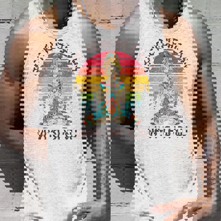 Eff Youee Kay Why Oh You レトロ サンセット タトゥーガール ヨガ タンクトップ 彼への贈り物