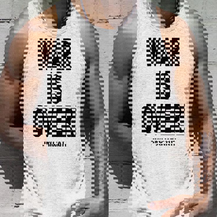 Exclusive War Is Over ご希望の場合限定ブラックプリント 長袖tシャツ タンクトップ 彼への贈り物