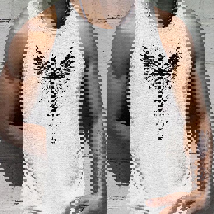 Gothic Cross Emo Grunge Aesthetic Tank Top Tank Top Gifts for Him