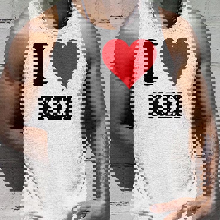 I Heart Keiファーストネーム I Love パーソナライズ タンクトップ 彼への贈り物