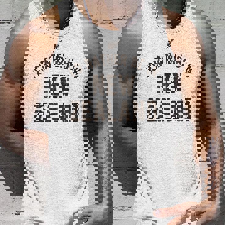 I'd Rather Be In New Zealand Nz Fern Kiwi ギフト タンクトップ 彼への贈り物