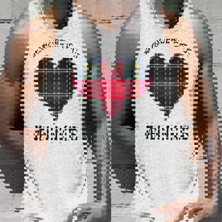 I'm Only Here For The In Kilts タータンチェック ハート タンクトップ 彼への贈り物