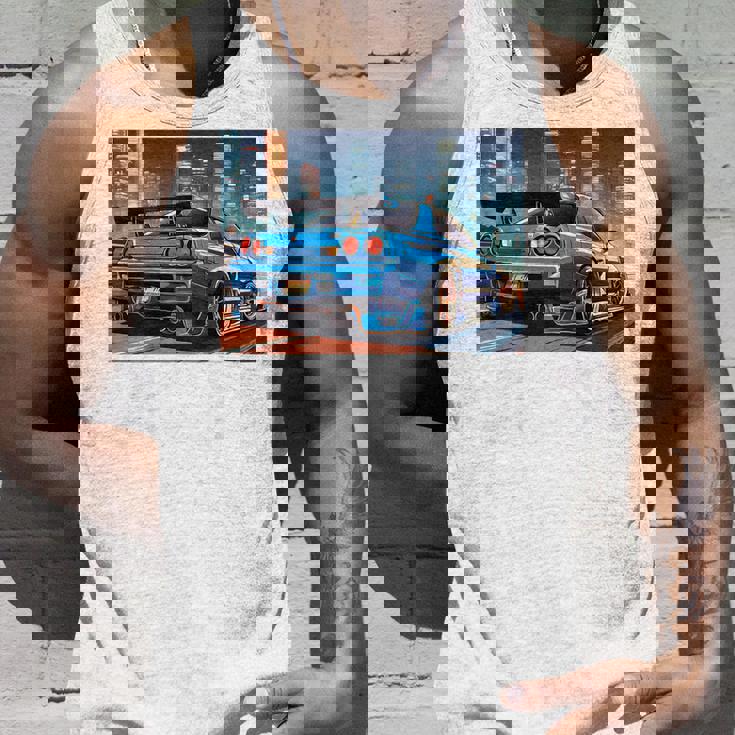 Jdmナイトドリフトレースカー東京スカイラインデザイン。 タンクトップ 彼への贈り物