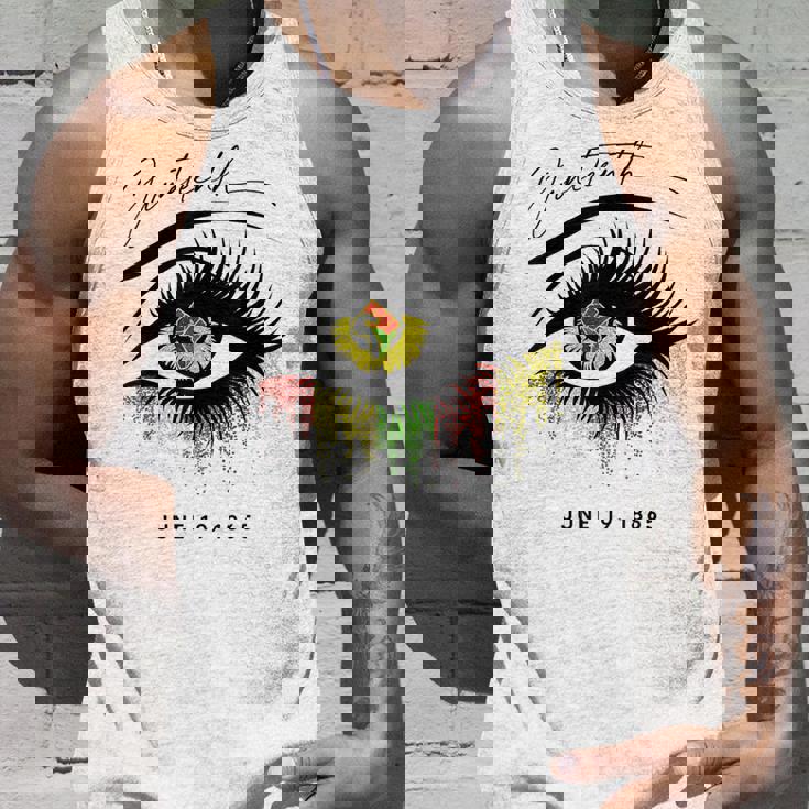 Junenth まつげ アフリカの目 美しい タンクトップ 彼への贈り物