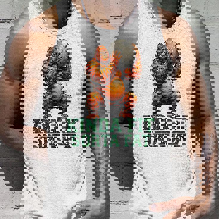 Kinda Fitorta Fat Gorilla ヘビーウェイトリフティング 面白いジム タンクトップ 彼への贈り物