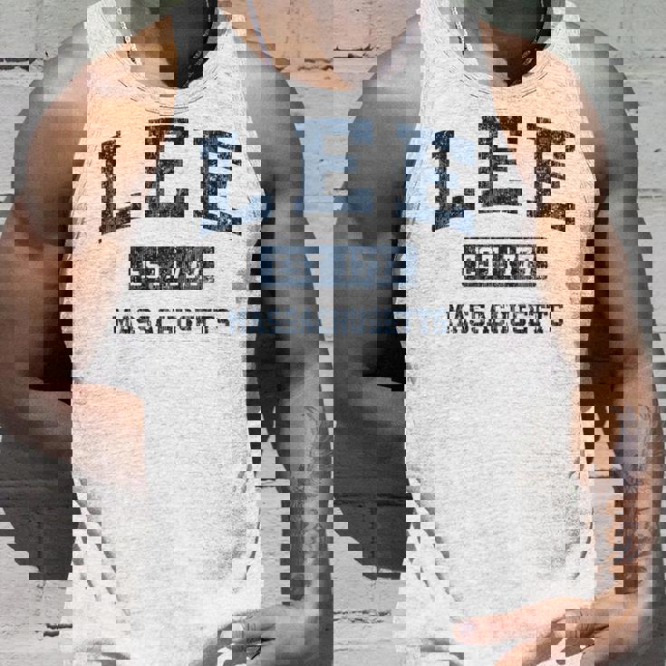 Lee Massachusetts Ma ビンテージスポーツデザイン ネイビー 長袖tシャツ タンクトップ 彼への贈り物