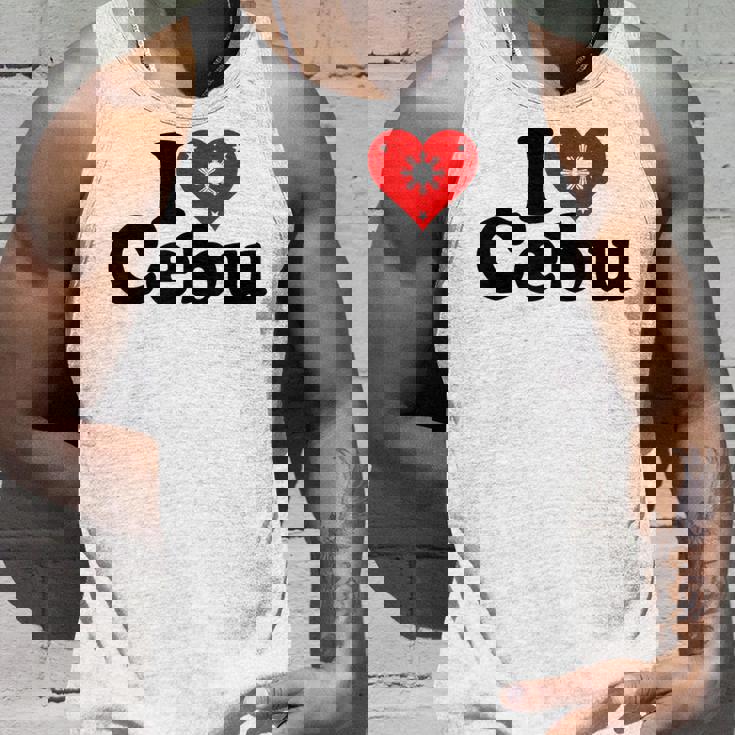 I Love Heart Cebu フィリピン諸島 タンクトップ 彼への贈り物