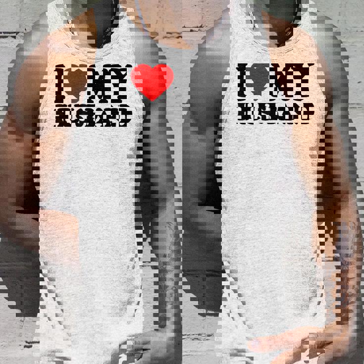I Love My Husband I Heart My Husbandalentines Day タンクトップ 彼への贈り物