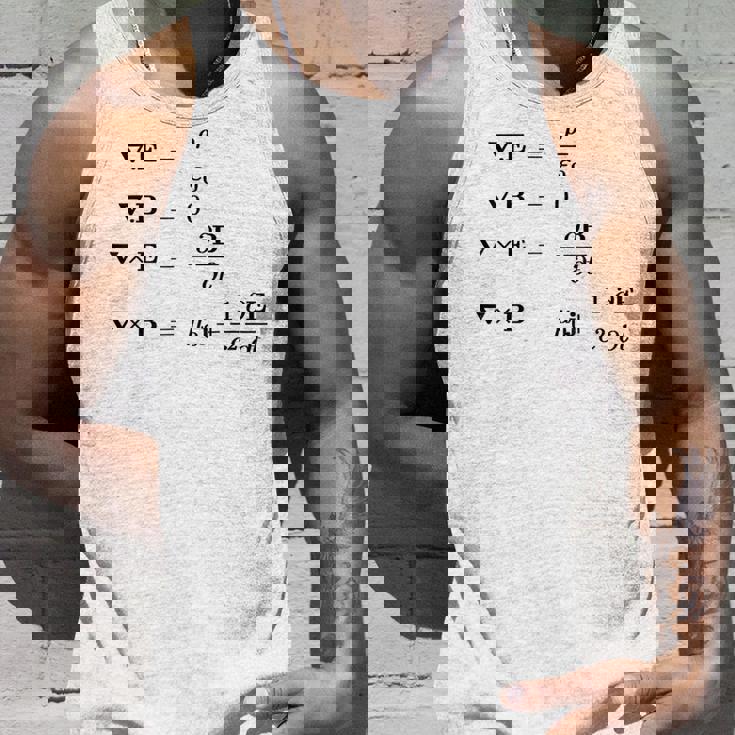 Maxwell 電磁気学・物理・科学の方程式 タンクトップ 彼への贈り物