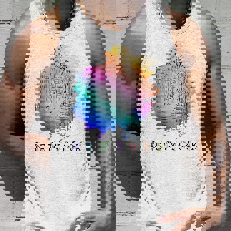 Nyc ニューヨークシティスカイライン 自由の女神 タンクトップ 彼への贈り物