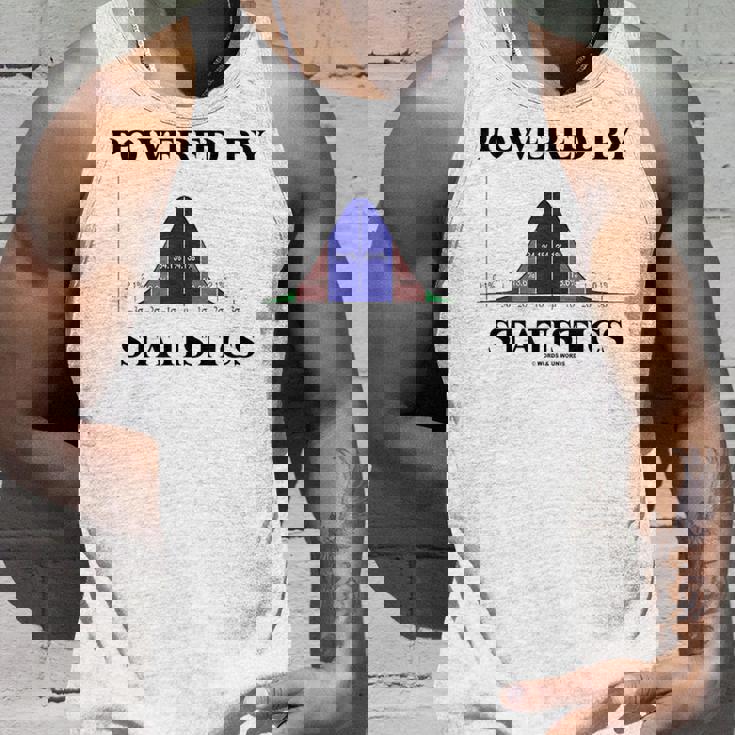 Powered Bytatistics ベルカーブ オタク ユーモア タンクトップ 彼への贈り物