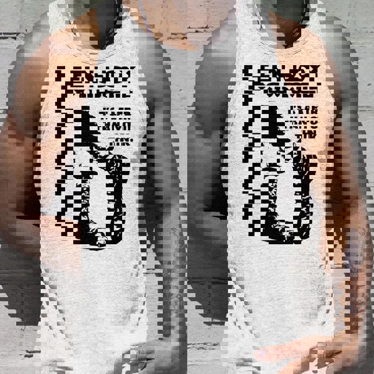 Skakaka Enjoy Yourself Its Later Than You Think 長袖tシャツ タンクトップ 彼への贈り物