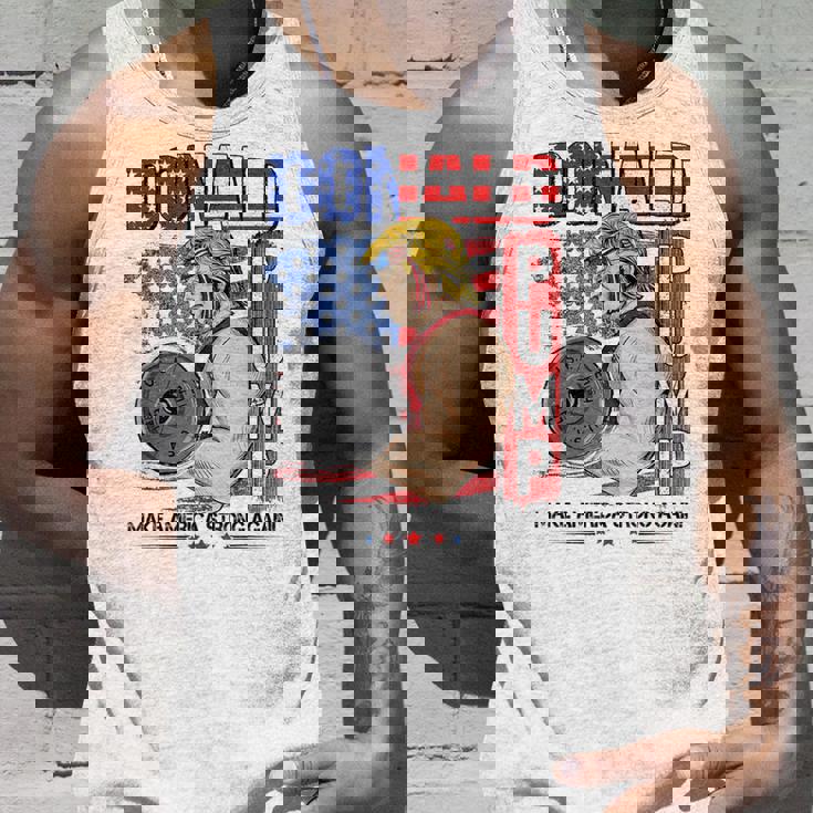 Trump Donald Pump Make Americatrong Again タンクトップ 彼への贈り物